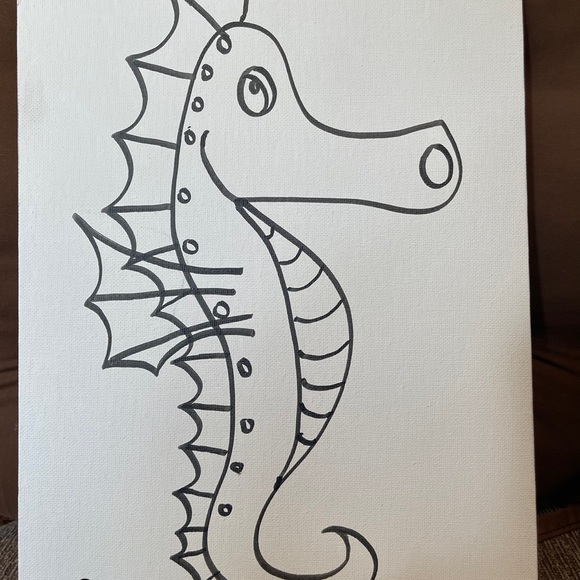 Canvas paint kits - hand drawn (Summer Prints for Sale) - Picture 1 of 15